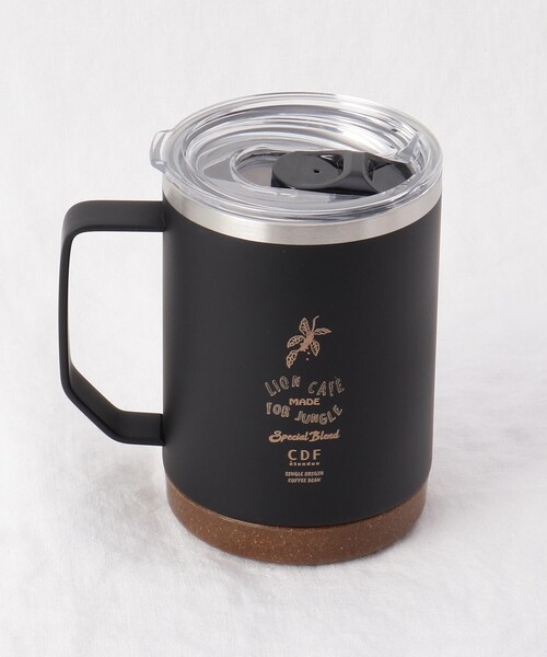 212 KITCHEN STORE(トゥワントゥキッチンストア)の「蓋つきカフェマグ ライオンダンス BK(グラス/マグカップ/タンブラー・レディース・その他・00)」の8枚目の写真