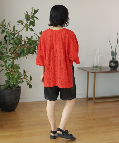 LEPSIM（レプシィム）の「光沢ショートパンツ　125329（その他パンツ・レディース・チャコールグレー/ブラック・FREE）」の4枚目の写真