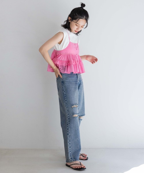 lowrys farm コットンボイルキャミワンピース LOWRYS FARM｜コットンボイルキャミワンピース | Rakuten