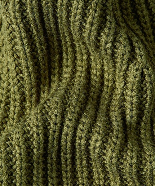 G-STAR(ジースター)の「ORIGINALS FISHERMAN BEANIE/ブランドロゴフィッシャーマンニットキャップ/ショートニットワッチ(ニットキャップ/ビーニー・メンズ・ダークブラック/ダークオリーブ・ONE SIZE)」の6枚目の写真