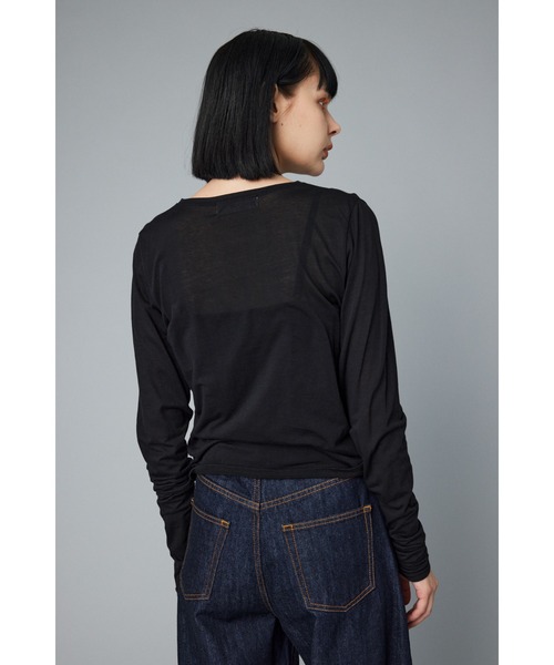 ヘリンドットサイ　トップス セール】Over A-line tops オーバーAライントップス（スウェット