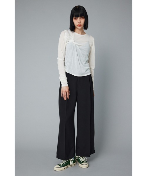 セール】Sheer twist tops シアーツイストトップス（Tシャツ