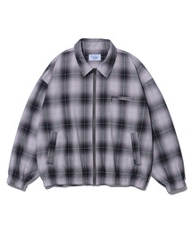 OMBRE CHECK SHIRT JACKET