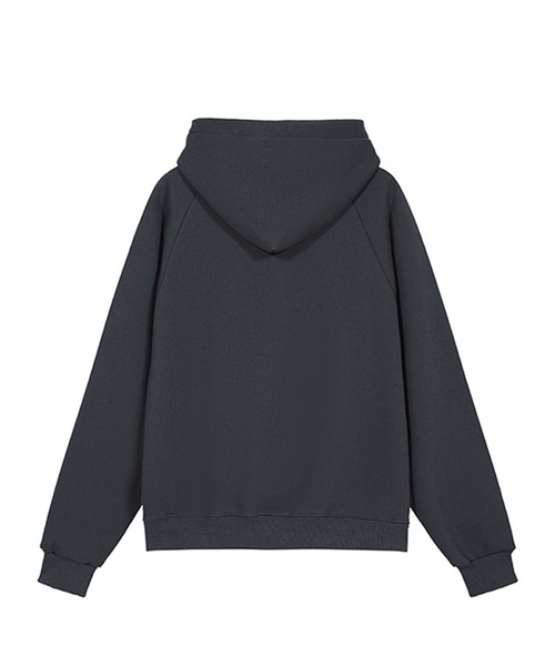 LAFFMO(ラフモ)の「ロゴプリント裏起毛フーディー(スウェット・レディース・グレー・S/M/L)」の19枚目の写真