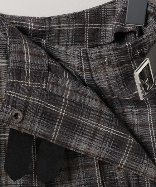 JEANASIS（ジーナシス）の「Wベルトプリーツミニスカート/137093