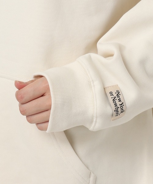 JOURNAL STANDARD(ジャーナルスタンダード)の「【NEWYORK OR NOWHERE/ニューヨークオアノーウェア 】Always Hoodie(パーカー・レディース・アイボリー/ブラック・LARGE)」の5枚目の写真