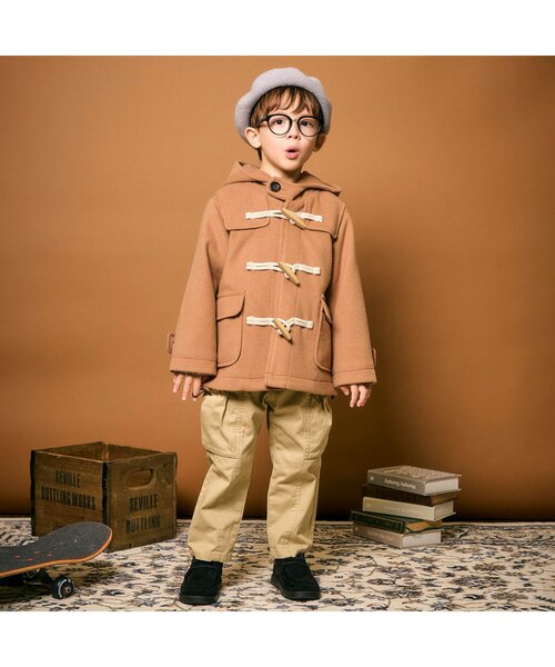 apres les cours（アプレレクール）の「ダッフルコート（ダッフルコート・キッズ・ネイビー/キャメル・80/90/100/110/120/130/140）」の18枚目の写真