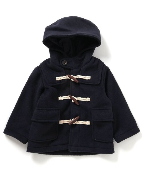 apres les cours（アプレレクール）の「ダッフルコート（ダッフルコート・キッズ・ネイビー/キャメル・80/90/100/110/120/130/140）」の10枚目の写真
