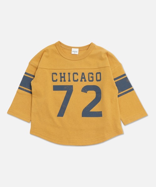 chil2(チルツー)の「プリント フットボール長袖Tシャツ(Tシャツ/カットソー・キッズ・C/D/E/F/A/B・80cm/90cm/100cm/110cm/120cm/130cm/140cm)」の14枚目の写真