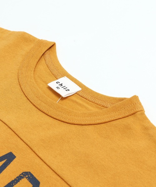 chil2(チルツー)の「プリント フットボール長袖Tシャツ(Tシャツ/カットソー・キッズ・C/D/E/F/A/B・80cm/90cm/100cm/110cm/120cm/130cm/140cm)」の16枚目の写真