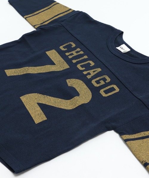 chil2(チルツー)の「プリント フットボール長袖Tシャツ(Tシャツ/カットソー・キッズ・C/D/E/F/A/B・80cm/90cm/100cm/110cm/120cm/130cm/140cm)」の21枚目の写真