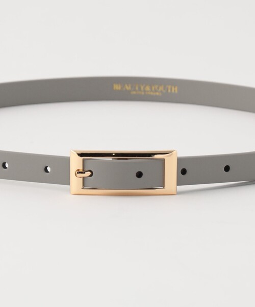 BEAUTY&YOUTH UNITED ARROWS(ビューティーアンドユースユナイテッドアローズ)の「ソフト シンプル ベルト(ベルト・レディース・グレー/ダークグリーン/ブラック・FREE)」の11枚目の写真