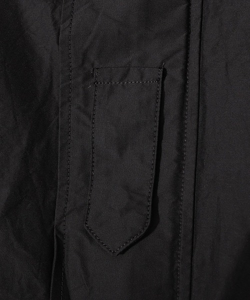 marka（マーカ）の「marka / マーカ：ECWCS JACKET - organic cotton silk high count -：M24C-01BL01C[COR]（ミリタリージャケット・メンズ・チャコール・1/2）」の7枚目の写真