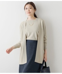 Ladies' Traditional New Yorker カーディガン NEWYORKER カーディガン 和紙コットン 7分袖ブルゾン
