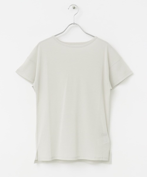 URBAN RESEARCH ROSSO WOMEN(アーバンリサーチ ロッソ)の「シアーフライスTシャツ(Tシャツ/カットソー・レディース・ベージュ系その他/ネイビー・FREE)」の17枚目の写真