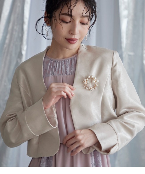 Cupid Heart(キューピッドハート)の「【Cupid Heart】結婚式用!ランダムパールサークルブローチ(ブローチ/コサージュ・レディース・ゴールド・MEDIUM)」の11枚目の写真