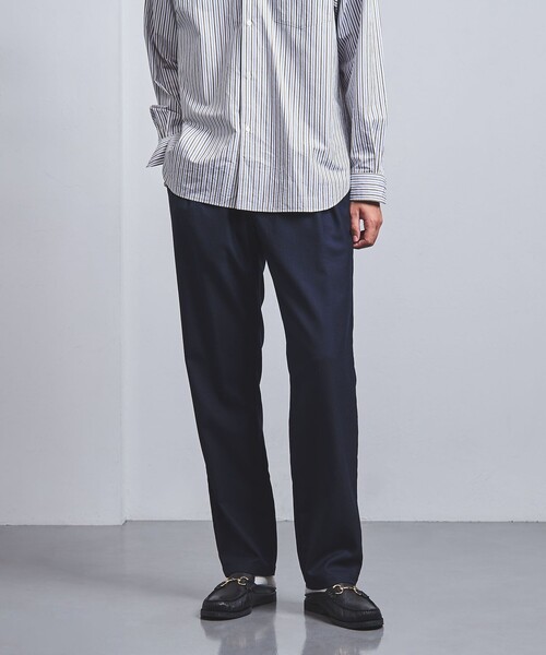 【セール】ツイル サキソニー オールギャザー イージーパンツ -ストレッチ・防しわ-（その他パンツ）｜UNITED ARROWS（ユナイテッドアローズ）