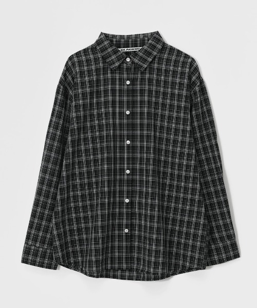 BLACKUP（ブラックアップ）の「[MADE] コテージルーズフィットチェックシャツ（シャツ/ブラウス・レディース・ブラック/ブラウン・ONESIZE）」の15枚目の写真