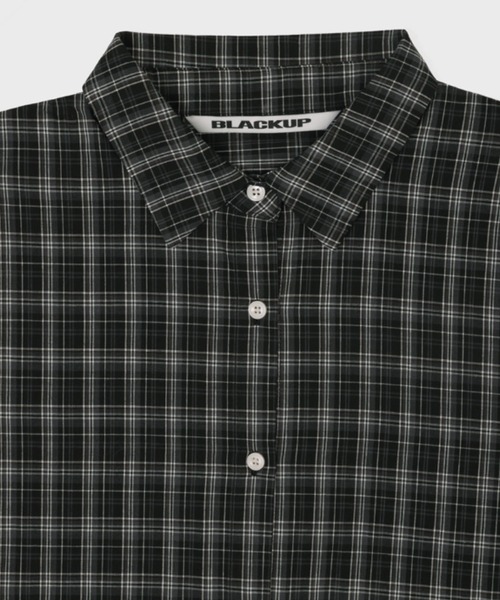 BLACKUP（ブラックアップ）の「[MADE] コテージルーズフィットチェックシャツ（シャツ/ブラウス・レディース・ブラック/ブラウン・ONESIZE）」の8枚目の写真