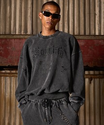 ANDER HUNK | Damage Overdyed Sweat Pullover/ダメージオーバーダイスウェットプルオーバー(スウェット)