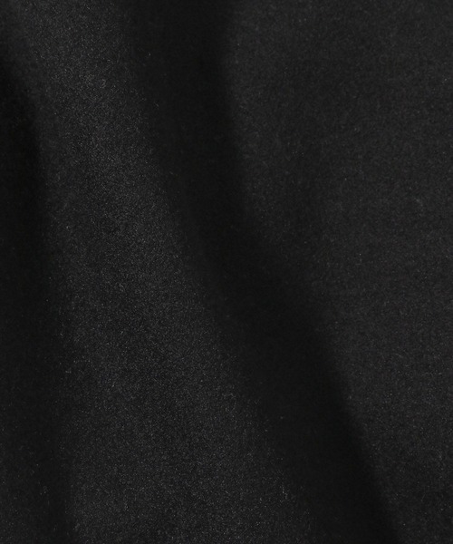 mysty woman（ミスティウーマン）の「BIGフードミドルコート  116304（ノーカラーコート・レディース・モカ/アイボリー/ブラック/グレー・FREE）」の8枚目の写真