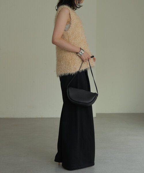 Omekashi(オメカシ)の「スウェットワイドパンツ(スウェットパンツ・レディース・ブラック/グレー・36/38)」の9枚目の写真