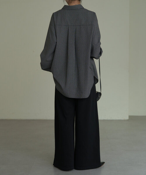 Omekashi(オメカシ)の「スウェットワイドパンツ(スウェットパンツ・レディース・ブラック/グレー・36/38)」の16枚目の写真