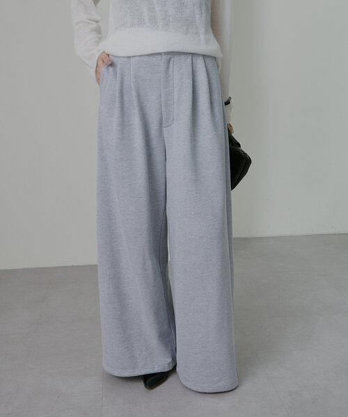 Omekashi(オメカシ)の「スウェットワイドパンツ(スウェットパンツ・レディース・ブラック/グレー・36/38)」の19枚目の写真