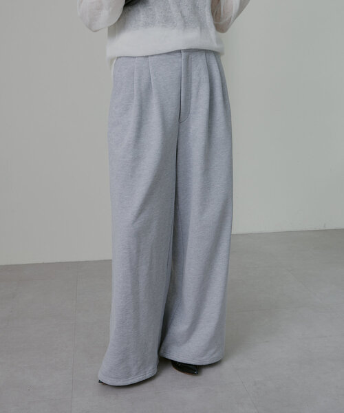 Omekashi(オメカシ)の「スウェットワイドパンツ(スウェットパンツ・レディース・ブラック/グレー・36/38)」の20枚目の写真