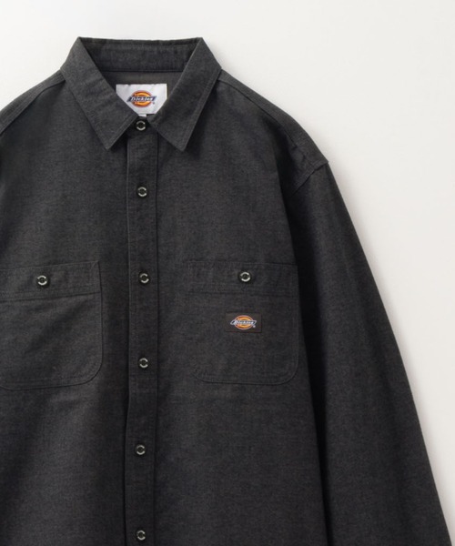 Dickies(ディッキーズ)の「【別注限定展開】Dickies WORK SHIRTS(シャツ/ブラウス・メンズ・グレー/ブルー/ベージュ・M/L/XL/XXL)」の2枚目の写真