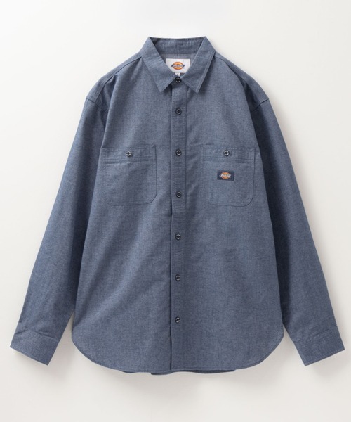Dickies(ディッキーズ)の「【別注限定展開】Dickies WORK SHIRTS(シャツ/ブラウス・メンズ・グレー/ブルー/ベージュ・M/L/XL/XXL)」の8枚目の写真