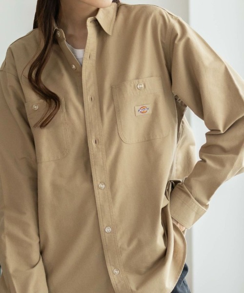 Dickies(ディッキーズ)の「【別注限定展開】Dickies WORK SHIRTS(シャツ/ブラウス・メンズ・グレー/ブルー/ベージュ・M/L/XL/XXL)」の11枚目の写真