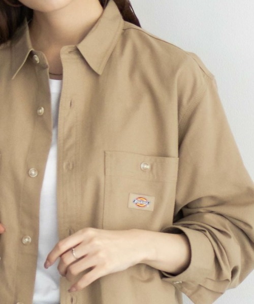 Dickies(ディッキーズ)の「【別注限定展開】Dickies WORK SHIRTS(シャツ/ブラウス・メンズ・グレー/ブルー/ベージュ・M/L/XL/XXL)」の12枚目の写真