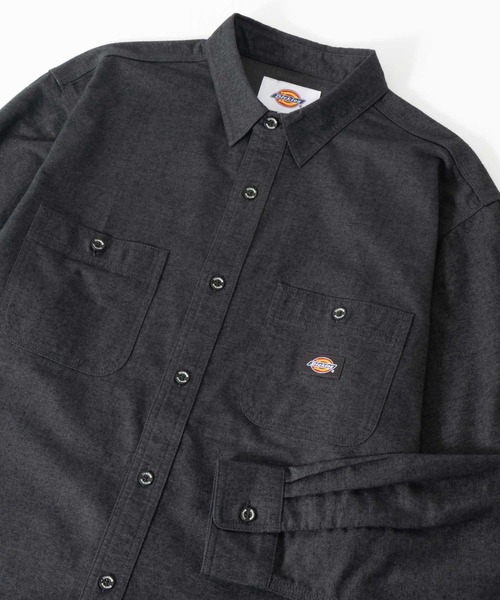 Dickies(ディッキーズ)の「【別注限定展開】Dickies WORK SHIRTS(シャツ/ブラウス・メンズ・グレー/ブルー/ベージュ・M/L/XL/XXL)」の14枚目の写真