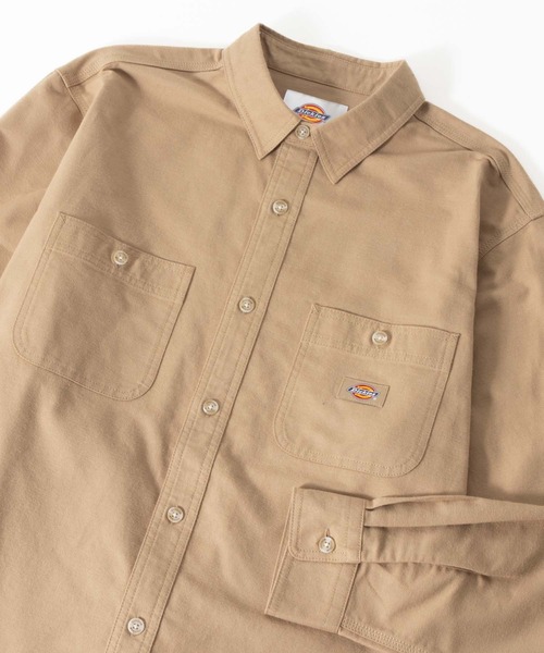 Dickies(ディッキーズ)の「【別注限定展開】Dickies WORK SHIRTS(シャツ/ブラウス・メンズ・グレー/ブルー/ベージュ・M/L/XL/XXL)」の15枚目の写真