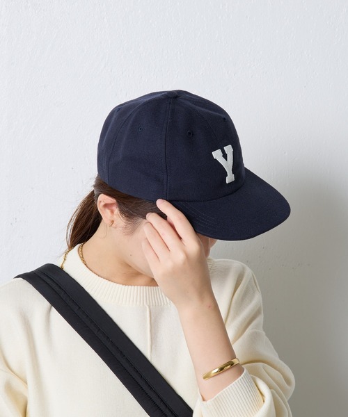 Cooperstown Ball Cap（クーパーズタウンボールキャップ）の「COOPERSTOWN/刺繍Ｙロゴキャップ（ハット・レディース・ネイビー・FREE）」の4枚目の写真