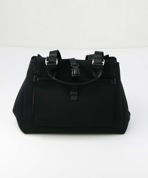 story.（ストーリー）の「ネオプレンワイドトートバッグ（トートバッグ・レディース・ブラック・FREE）」の4枚目の写真