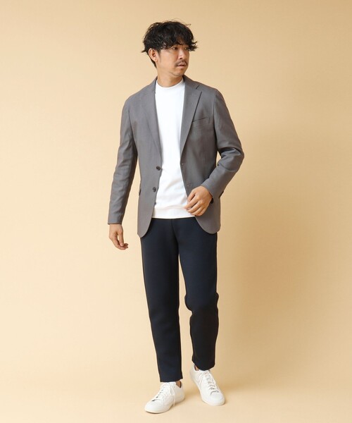 NOLLEY’S（ノーリーズ）の「クジラ刺繍ダンボールニット イージーパンツ 24AW（その他パンツ・メンズ・グレー/ブラック/ネイビー・M/L）」の16枚目の写真