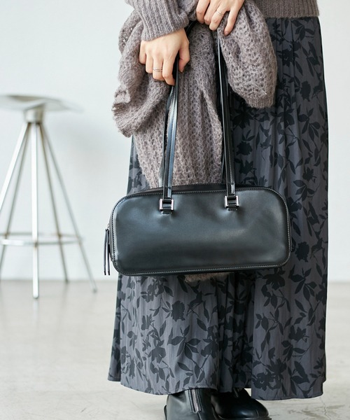 ROPE' PICNIC(ロペピクニック)の「ワイドボストンバッグ(ボストンバッグ・レディース・ベージュ系その他2/ブラック・FREE)」の15枚目の写真