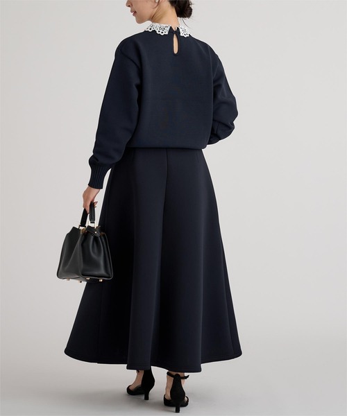 UR'S(ユアーズ)の「ダンボールフレアスカート(スカート・レディース・ネイビー/ブラック・L/M/S)」の14枚目の写真