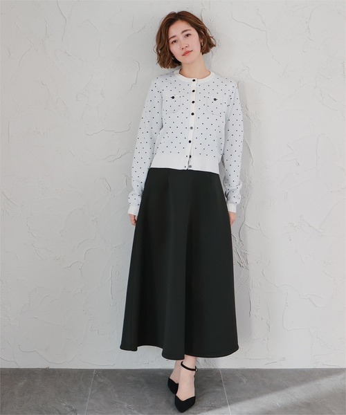 UR'S(ユアーズ)の「ダンボールフレアスカート(スカート・レディース・ネイビー/ブラック・L/M/S)」の6枚目の写真