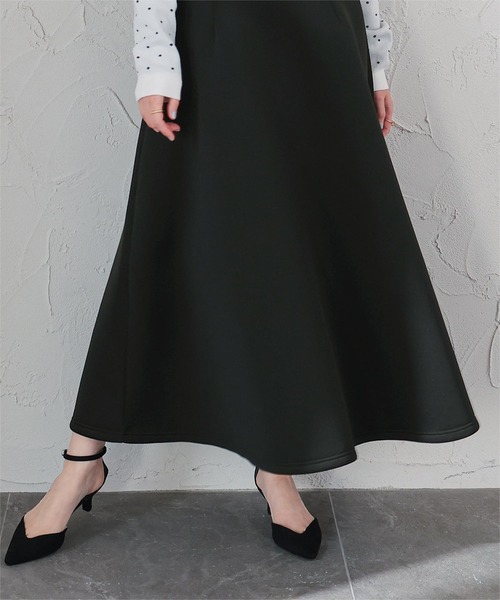 UR'S(ユアーズ)の「ダンボールフレアスカート(スカート・レディース・ネイビー/ブラック・L/M/S)」の7枚目の写真