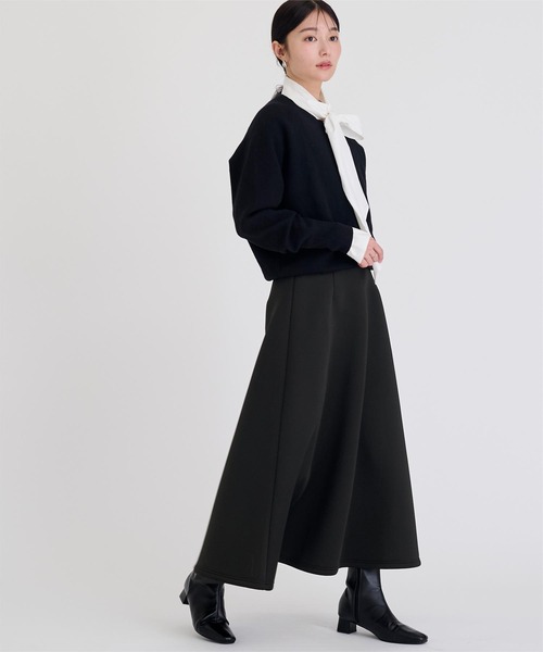 UR'S(ユアーズ)の「ダンボールフレアスカート(スカート・レディース・ネイビー/ブラック・L/M/S)」の9枚目の写真