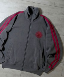 embroidery side line sweat track jacket/胸刺繍 サイドライン スウェット トラックジャケット レディース メンズ