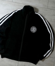 embroidery side line sweat track jacket/胸刺繍 サイドライン スウェット トラックジャケット レディース メンズ