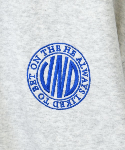Ritzy（リッツィー）の「embroidery side line sweat track jacket/胸刺繍 サイドライン スウェット トラックジャケット レディース メンズ（スウェット・メンズ・チャコールグレー/アッシュグレー/ブラック・M/L/XL）」の11枚目の写真