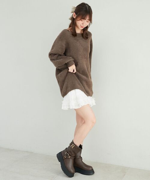 MAJESTIC LEGON（マジェスティックレゴン）の「エンジニアショートブーツ（ブーツ・レディース・ブラック/ブラウン系その他2・SMALL/MEDIUM/LARGE）」の3枚目の写真