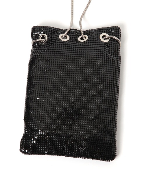 BAYFLOW（ベイフロー）の「[スマホ・カード収納可能]メタルメッシュミニショルダー（ショルダーバッグ・レディース・ゴールド/シルバー/ブラック・FREE）」の14枚目の写真
