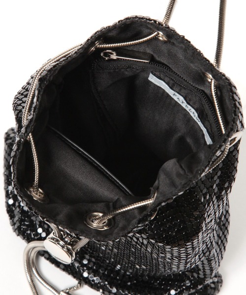 BAYFLOW（ベイフロー）の「[スマホ・カード収納可能]メタルメッシュミニショルダー（ショルダーバッグ・レディース・ゴールド/シルバー/ブラック・FREE）」の17枚目の写真