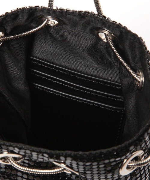 BAYFLOW（ベイフロー）の「[スマホ・カード収納可能]メタルメッシュミニショルダー（ショルダーバッグ・レディース・ゴールド/シルバー/ブラック・FREE）」の19枚目の写真